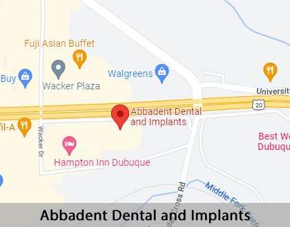 Map image for Cosmetic Dentist in Dubuque, IA